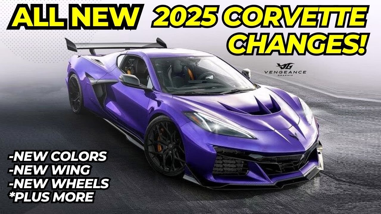 2025 C8 Corvette Changes