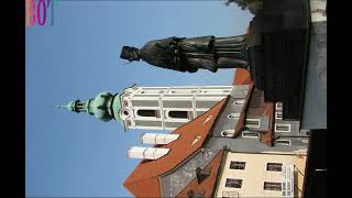 Crossing the Czech Border, Duke Krumlov Castle, Painted Tower, Vrdava River