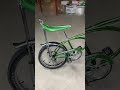 1972 schwinn pea picker krate with rare original factory rear disc brake.