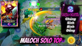 Maloch S4 2024 |MALOCH ĐI TOP VS QI - BRIGHT| CÙNG CHIÊM NGƯỠNG 2 TRẬN HỦY DIỆT CỦA MALOCH FULL ĐAME