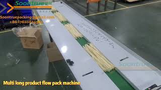 Multi long product flow pack machine Soontrue