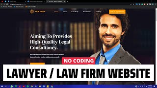 How to Make Lawyer/Law Firm Website using WordPress 2024? [No Coding Elementor Tutorial]