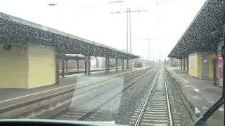 🇩🇪 Führerstandsmitfahrt auf der Odenwaldbahn - Frankfurt Main Hbf über Hanau nach Höchst [HD]