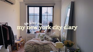 New York City Diary | Mini new apartment tour, home decor haul, and settling into my new place!