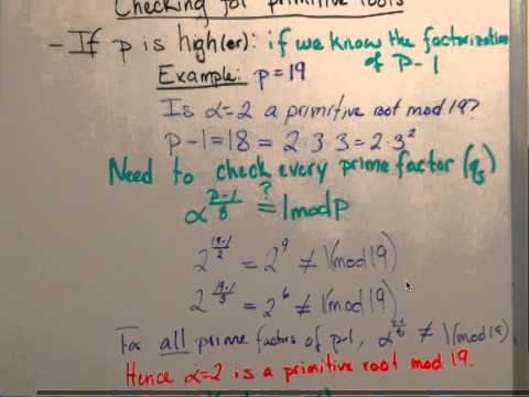 Primitive Roots Method 1 Primitive Roots Method 1