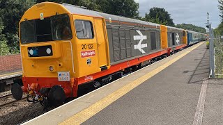 20132 “Barrow Hill depot” leads 20118 “Saltburn by the sea” 1Z19 12:53 2L Lea Road 17/8/2024