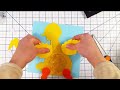 big bird sensory quiet book how to make with free template