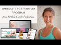 Immediate Postpartum Program Preview | Designed for women who are zero to 8 weeks postpartum.