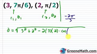 How to Find the Distance Between Polar Points