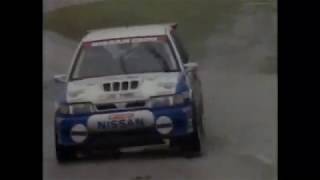 Tommi Mäkinen crash 1992 RAC Rally | Nissan Sunny GTI-R