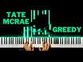 Tate McRae - Greedy - Piano Cover