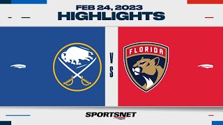 NHL Highlights | Sabres vs. Panthers - February 24, 2023