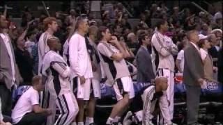 Tim Duncan's 3pt shot in overtime against Phoenix - 2008 NBA Playoffs
