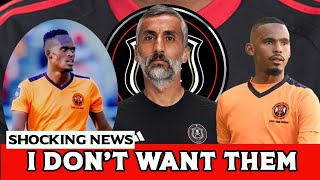 🔴COACH RIVEIRO SPEAK OUT THE TRANSFER SAGA OF APPOLLIS AND MATULUDI. ORLA IS PIRATES CONFIRMED