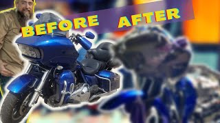 Dazzling Transformation: Dd Customs' Game-changing Road Glide Fairing Relocation!