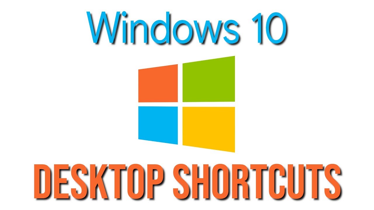 How To Create Desktop Shortcuts In Windows 10 - YouTube