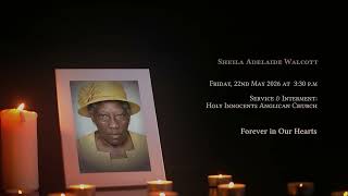 In Loving Memory of Sheila Walcott - Obituary