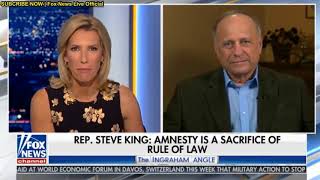 Laura Ingraham opening Fox News show (ft Steve King) 01.26.2018