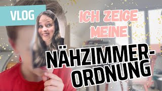 Chaos pur! Mein Nähzimmer neu organisiert – und es läuft alles anders als geplant! 😱🧵✨