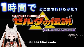 ゼルダの伝説　神々のトライフォース　1時間でどこまで行けるかな？（過ぎました）