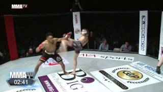 BCMMA 18 Joe Harding brutally knocked out while showboating