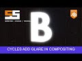 Cycles add the glare node to your render.
