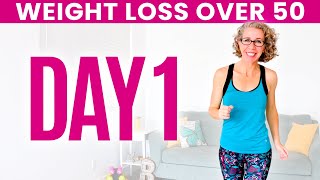DAY ONE - Weight Loss for Women over 50 😅 31 Day Workout Challenge