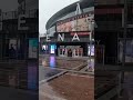 arsenal emirates stadium in the rain 🌧