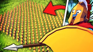 Can 300 spartans beat THIS HUGE ARMY?? TABS Totally Accurate Battle Simulator