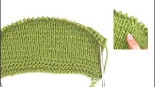 How to knit Japanese short rows