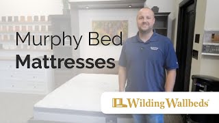 Murphy Bed Mattresses - Wilding Wallbeds