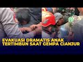 Detik-detik Penyelamatan Seorang Anak Usai Dua Hari Tertimbun Reruntuhan Gempa Cianjur