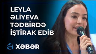 Leyla Əliyeva COP29 çərçivəsində müzakirələrdə iştirak edib