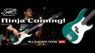 Moon PB-4 QUAGERO IMAZAWA MODELを弾いてみました①『Encyclopedia Of Bass Art Quai/ 今沢カゲロウ』