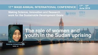 The role of women and youth in the Sudan uprising