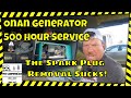 Onan Generator 500 Hour Service - A How To!