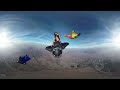 GoPro Fusion 360VR wingsuit Rodeo