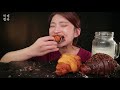 초코 옥수수 돼지바 크로와상ㅣ노토킹 asmr 리얼 사운드 먹방ㅣcroissants fiveㅣクロワッサンㅣreal sound notalking mukbang ♥