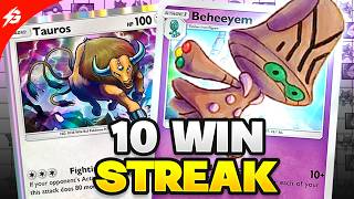 10 WIN STREAK with this INSANE Beheeyem Deck! (MUST TRY) Pokemon TCG Pocket!