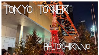 short(東京タワー)TOKYO TOWER Winter Fantasy ～Orange illumination 2024.tokyo japan.