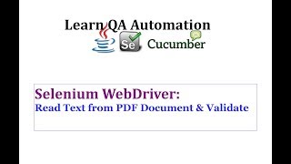 How to Read Text or Contents from PDF Document in Selenium