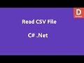 C# Read CSV File