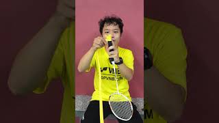 Trải nghiệm QUẤN CÁN VỢT CẦU LÔNG 6K??? #badminton #vnb #caulong #shorts #short