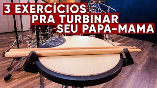 3 EXERCÍCIOS PARA TURBINAR O PAPA-MAMA (Double Stroke Roll) | PEDRO TINELLO