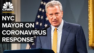New York City Mayor Bill de Blasio speaks on coronavirus response - 4/23/2020