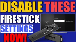 ALL AMAZON FIRESTICK SETTINGS TO DISABLE BEFORE YOU USE - 2023