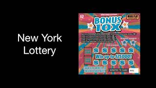 Bonus 10X - New York Lottery $2 (January 2025)