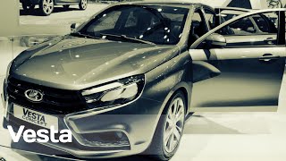 Лада веста концепт (экстерьер и салон) | Lada Vesta Concept Автосиб 2015