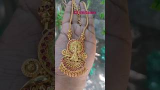 vishu special #palakka #traditional #templejewellery #necklace #chocker#ornaments wts 9539190687