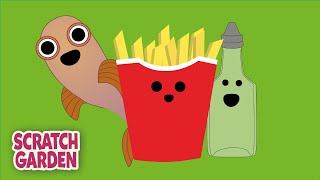 Fish and Chips and Vinegar | Camp Song | Scratch Garden